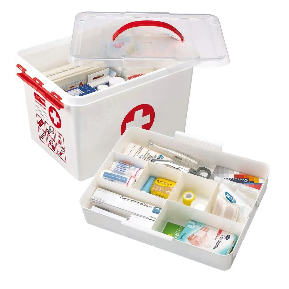 22L First Aid Box with Tray