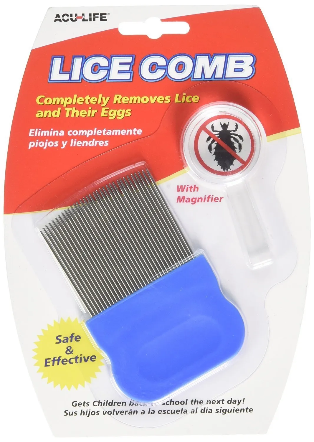 AcuLife MC12 Medi Comb Lice Comb, 1 Each