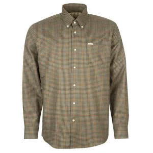 Barbour Henderson Thermo Weave Mens Shirt - Olive