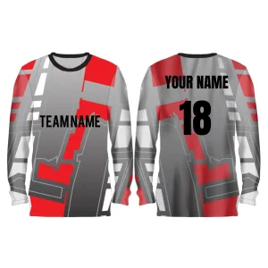 Customized Sublimation Printed T-Shirt Unisex Sports Jersey Player Name & Number, Team Name And Logo.1833296713