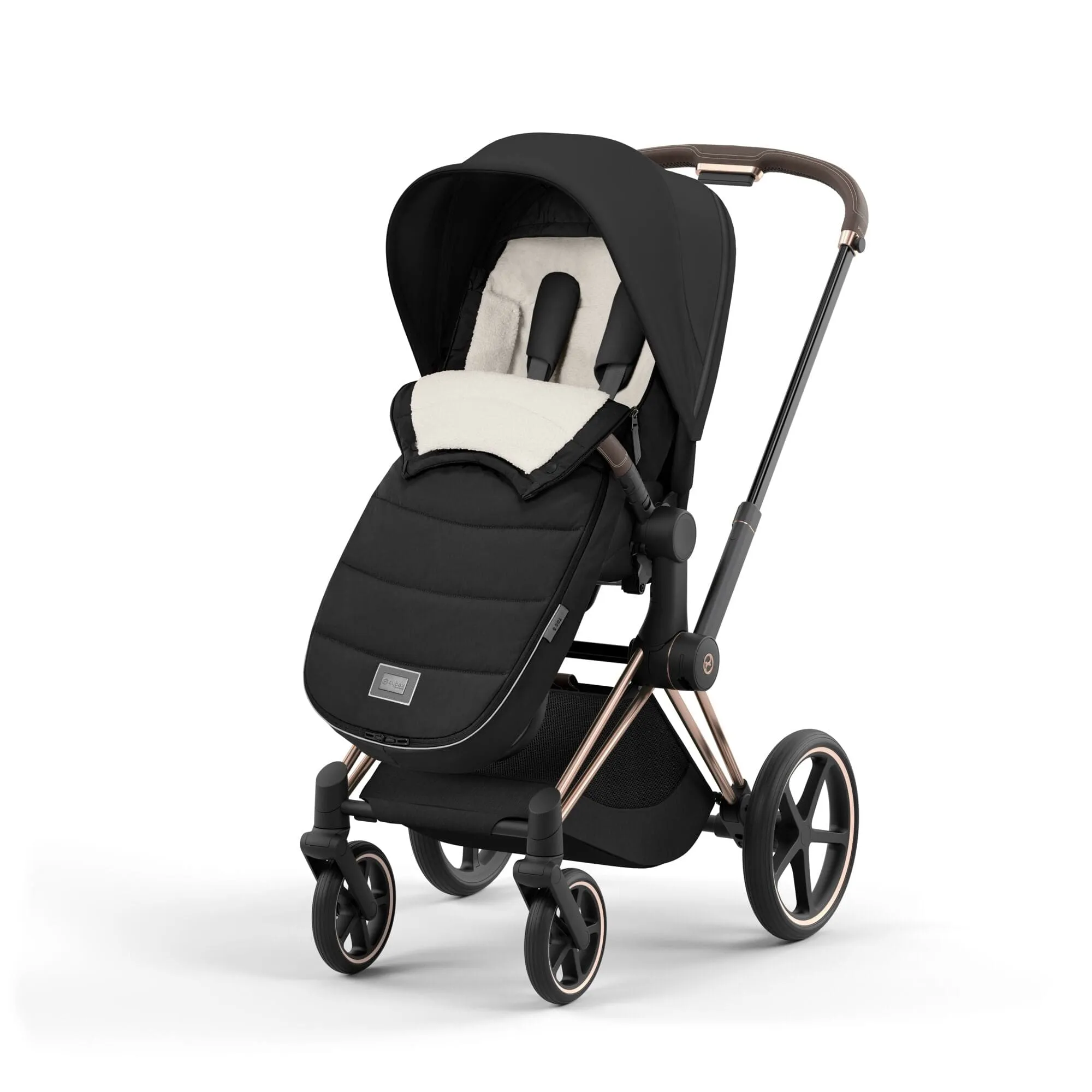 Cybex Platinum Footmuff in Sepia Black