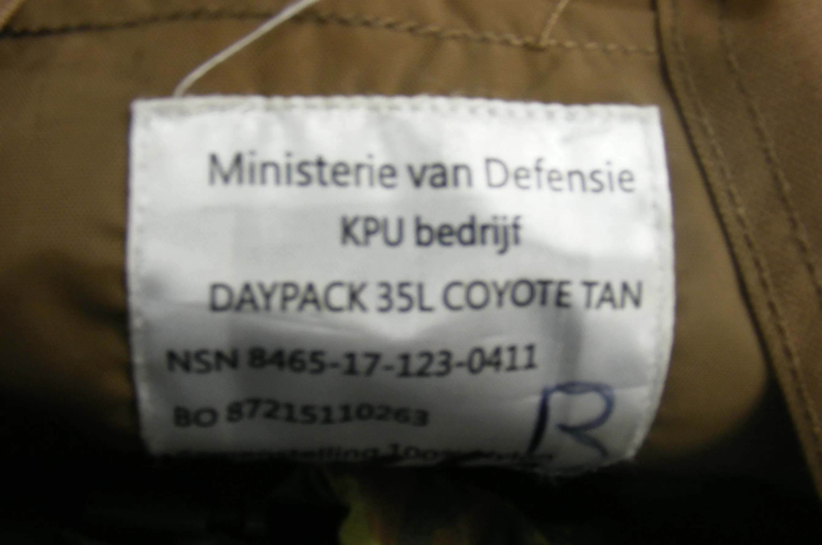 Dutch Army - 30 Litre Rucksack - Coyote - Mixed Grades