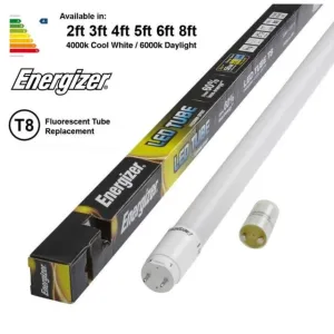 Energizer 5ft LED TUBE Cool White Frosted 22W 5' / 1500mm S8913