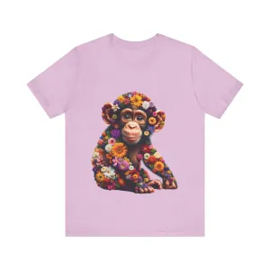 Floral Chimp T-shirt