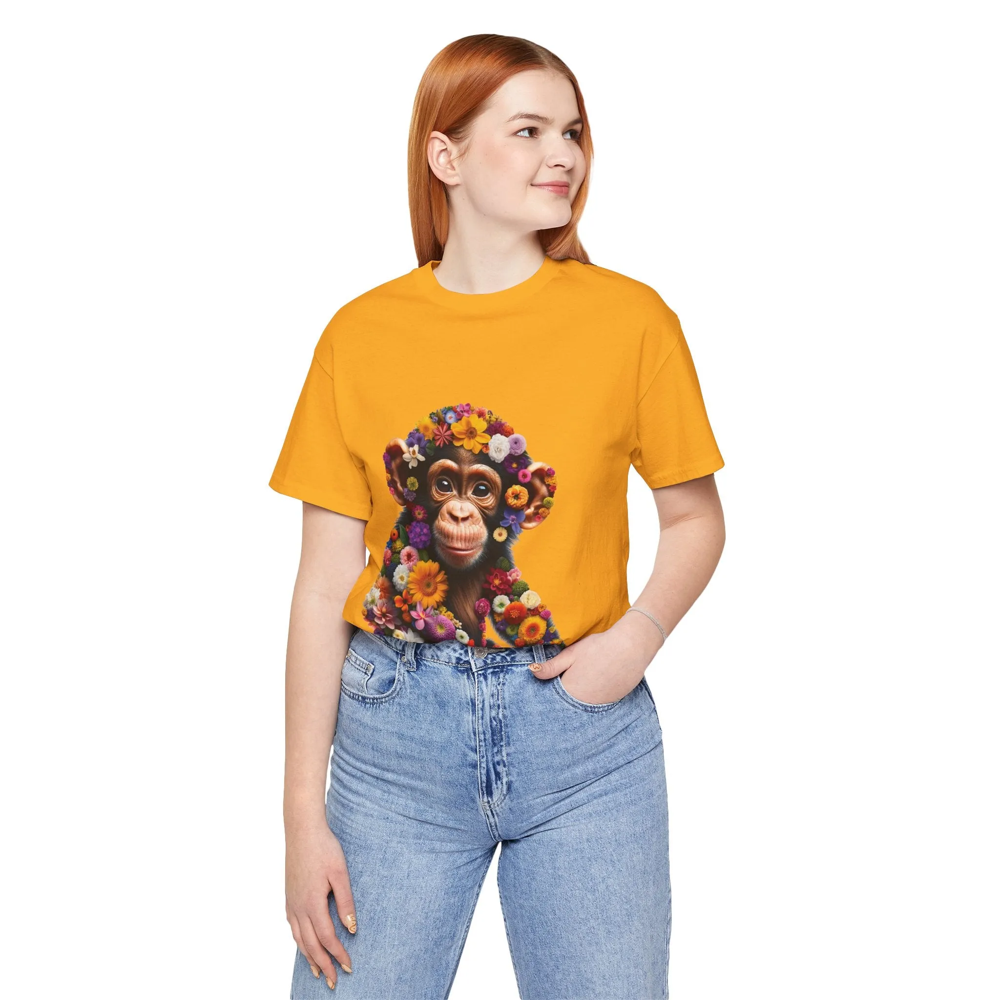 Floral Chimp T-shirt