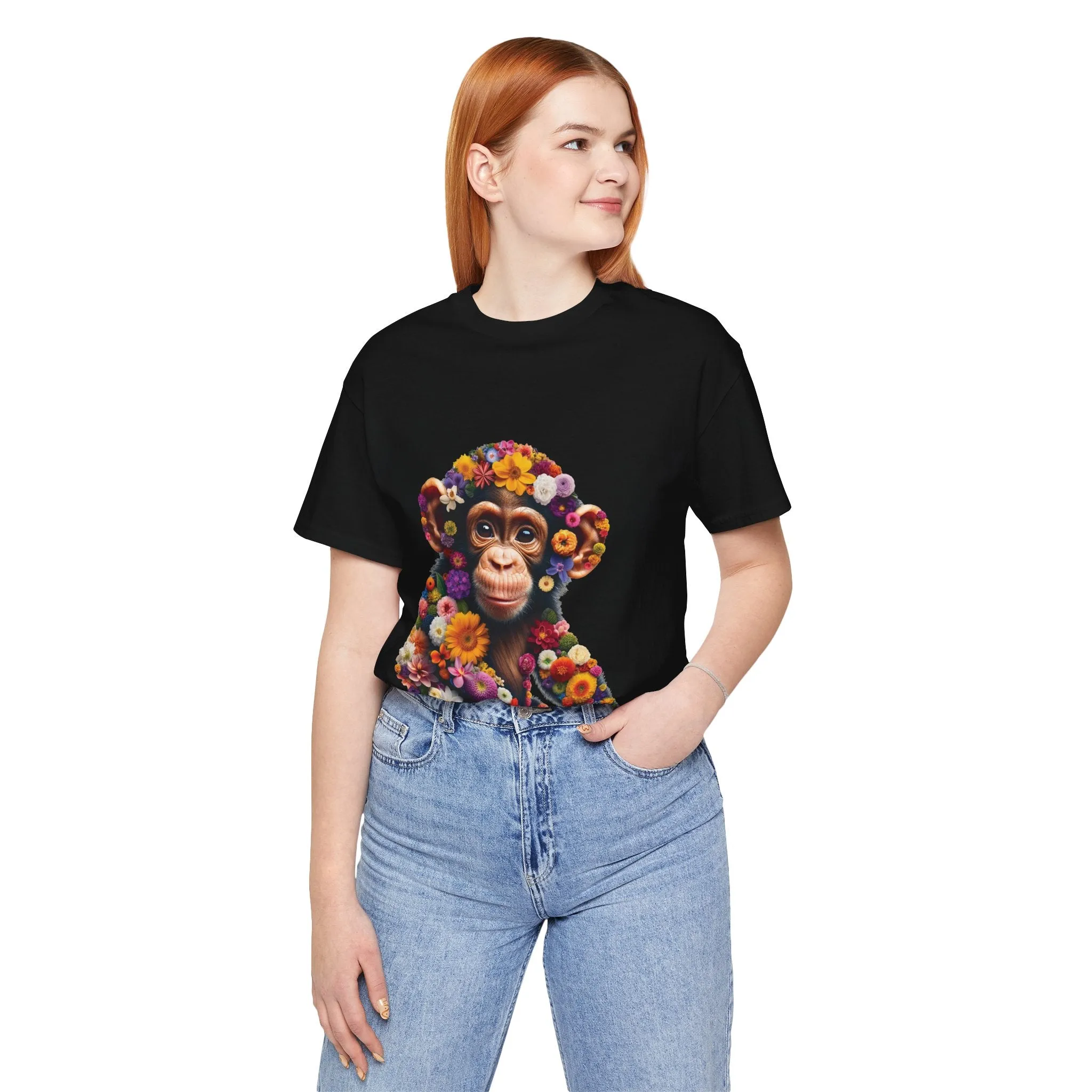 Floral Chimp T-shirt