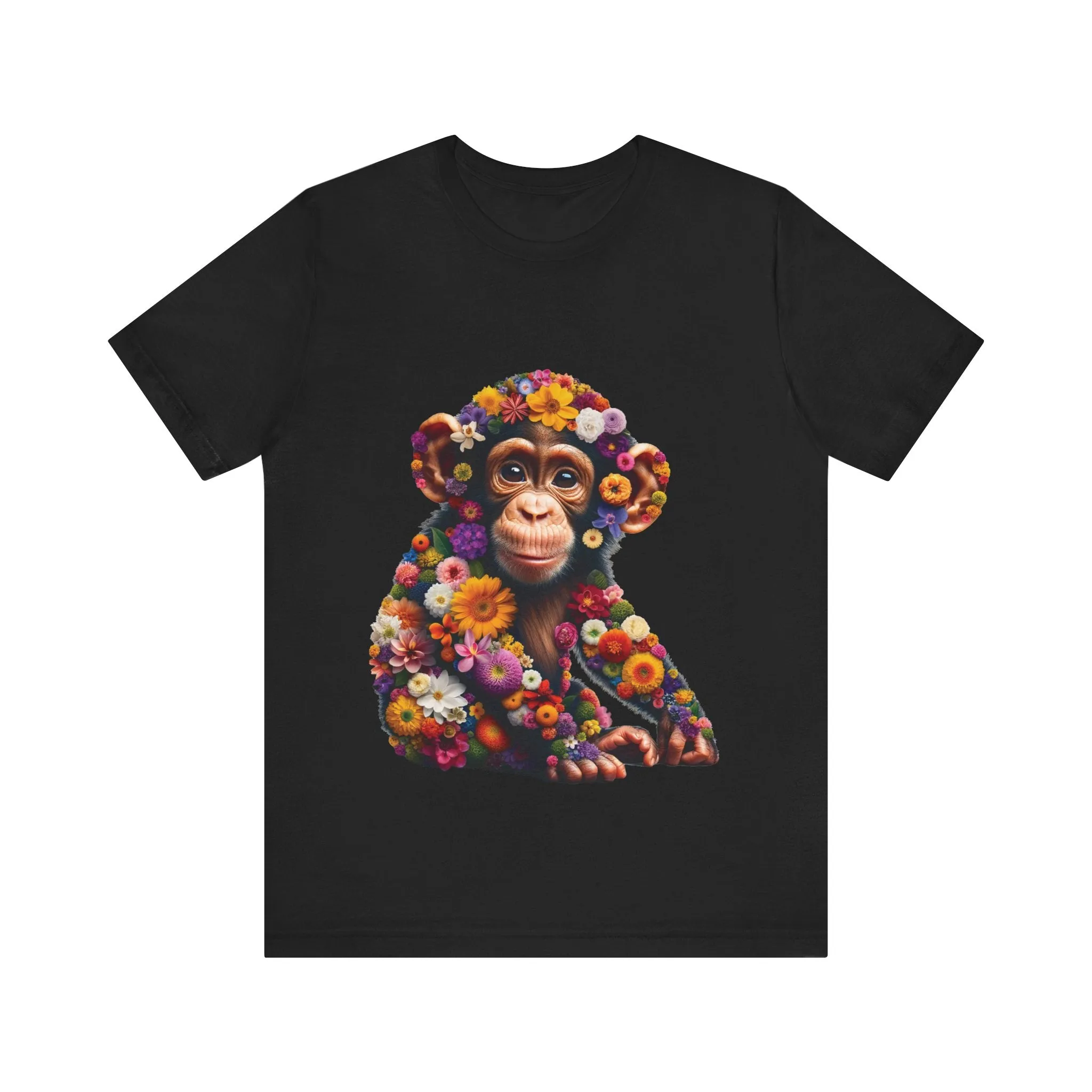 Floral Chimp T-shirt