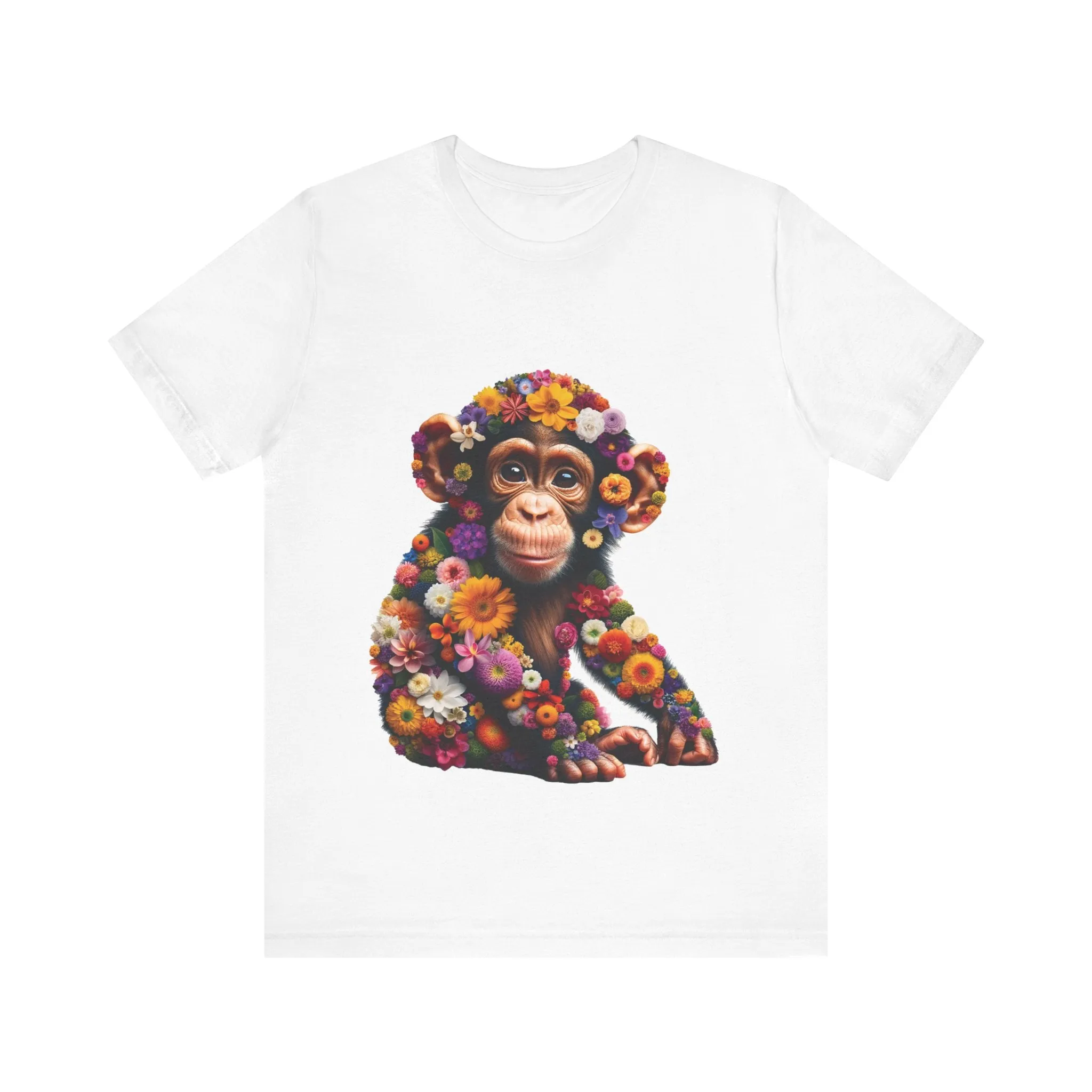 Floral Chimp T-shirt