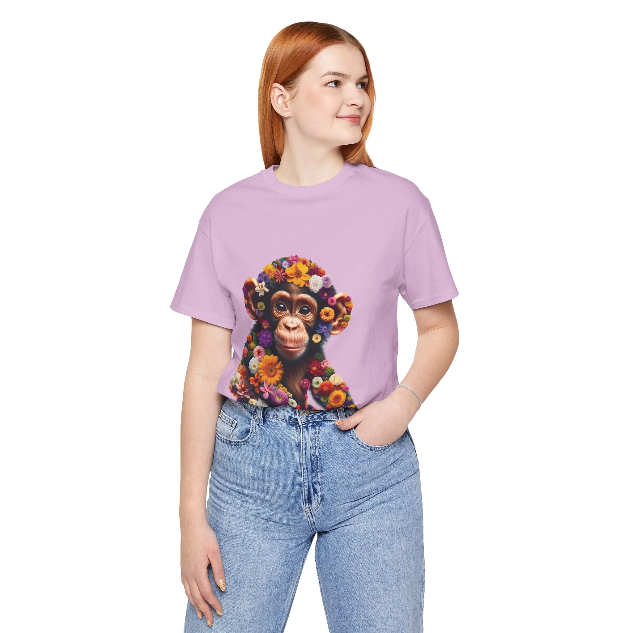 Floral Chimp T-shirt