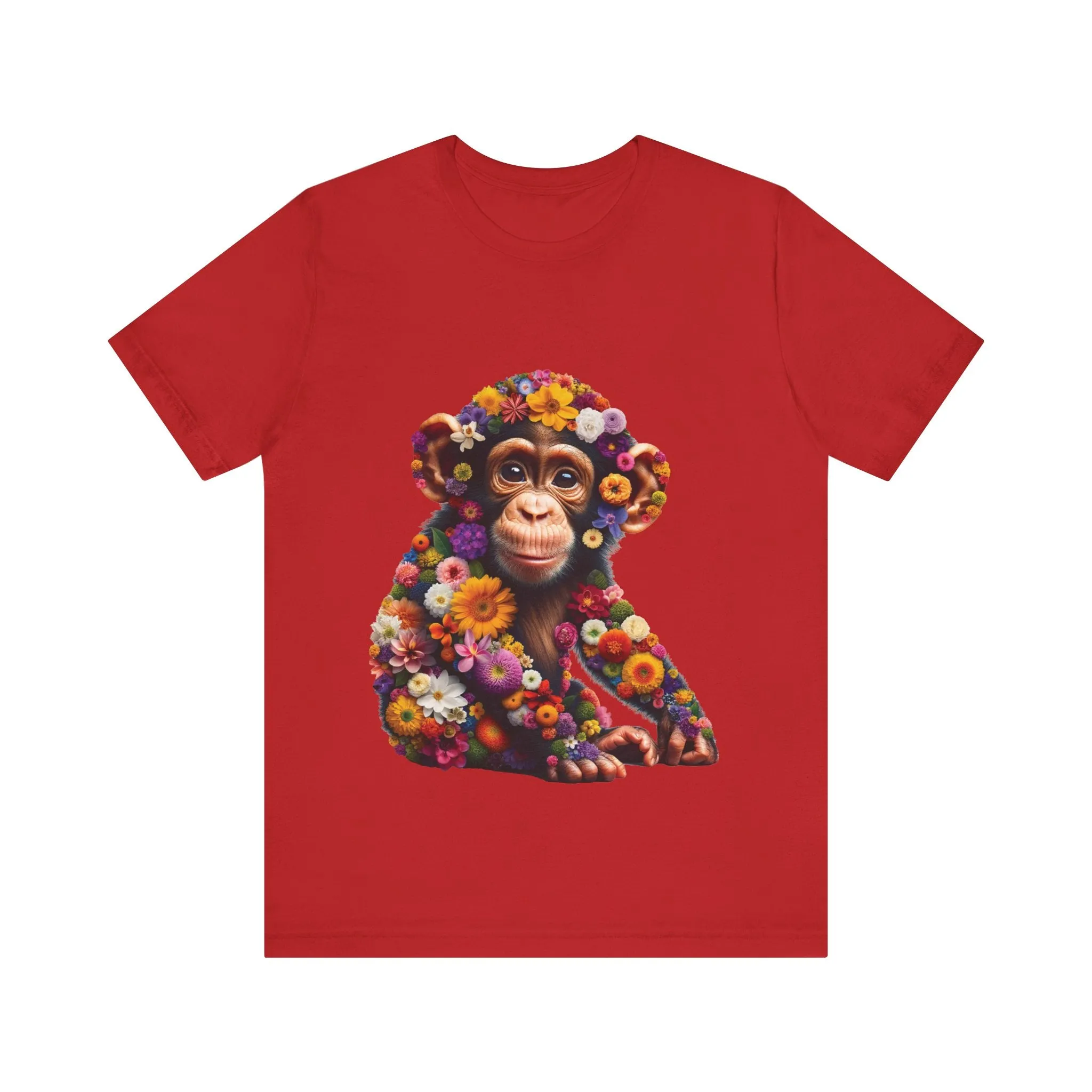 Floral Chimp T-shirt