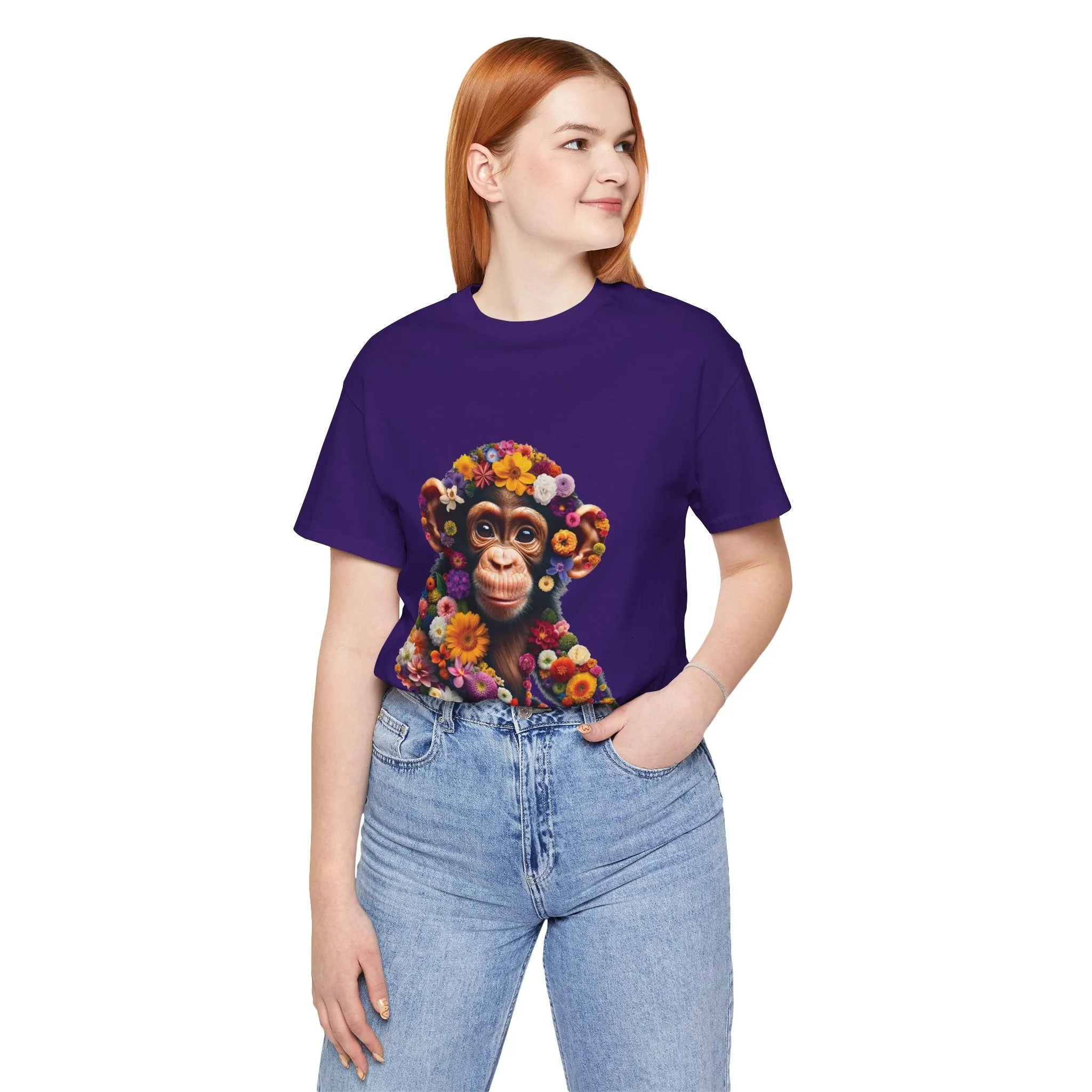 Floral Chimp T-shirt