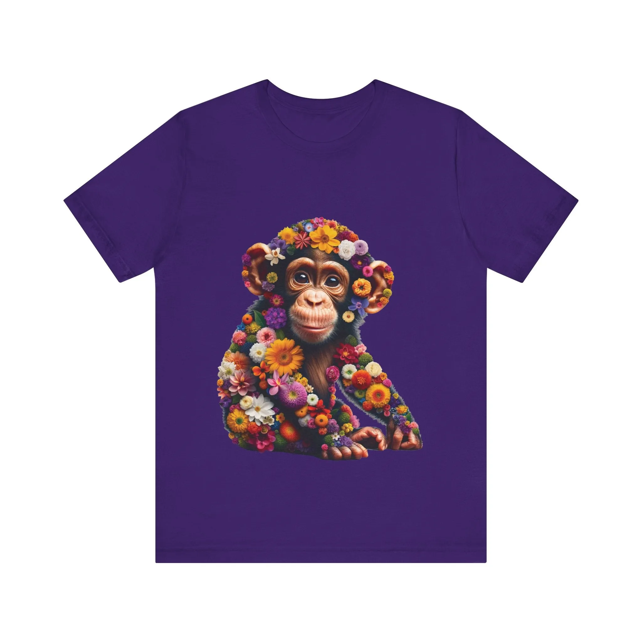 Floral Chimp T-shirt