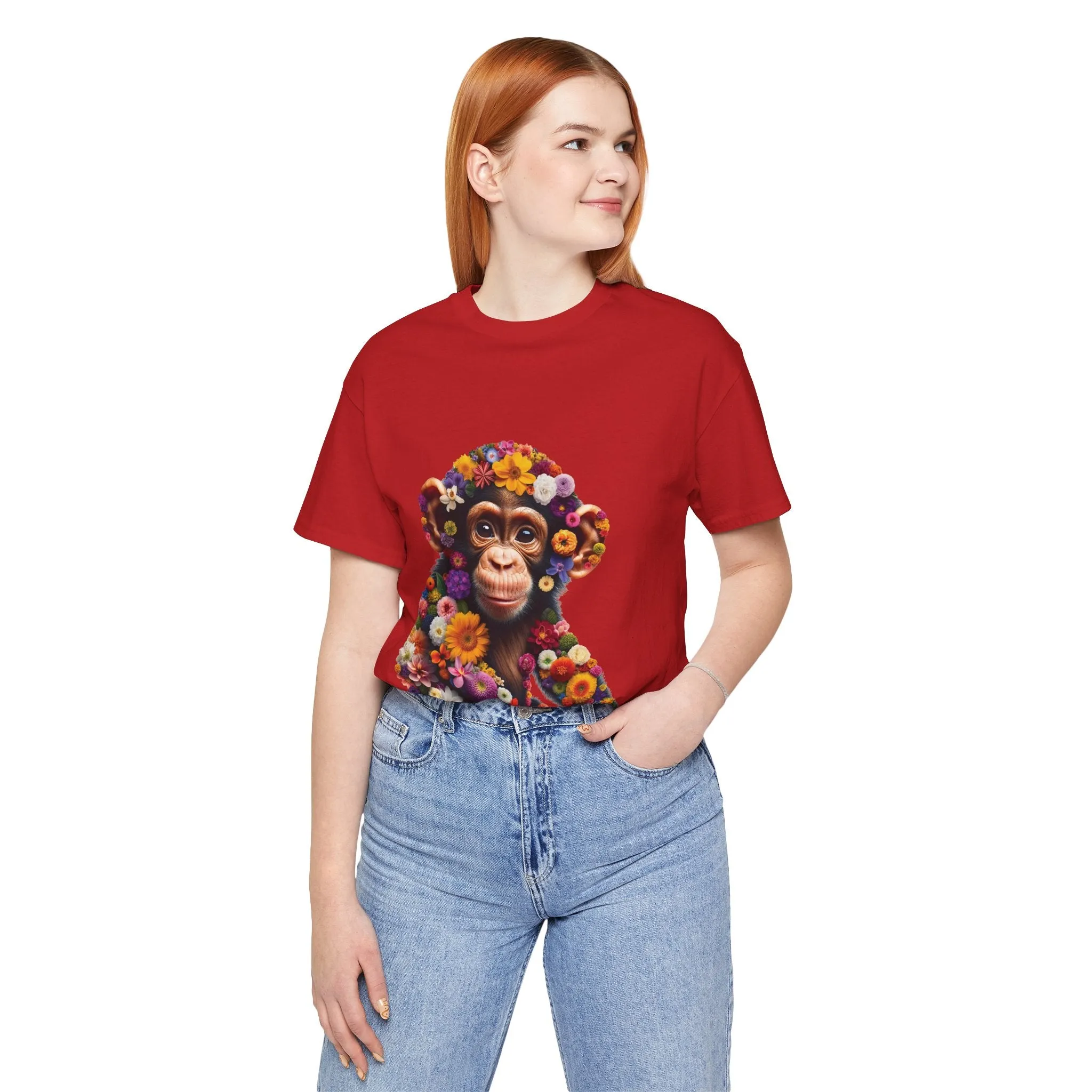 Floral Chimp T-shirt