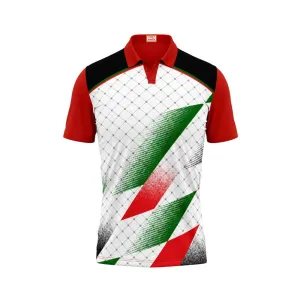 Next Print CustomiZed Polo Neck Red Jersey NPTS45