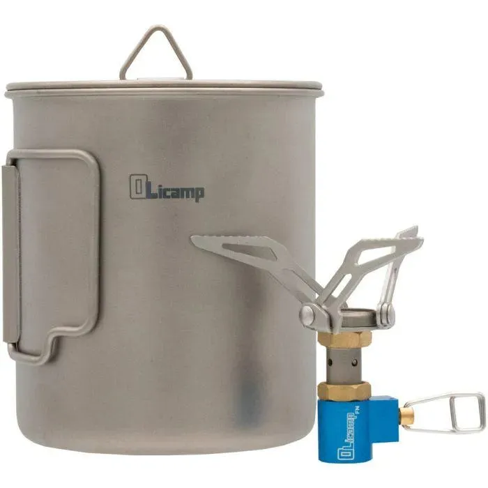 Olicamp | Ion Stove w/Titanium Space Saver 750 Mug Combo