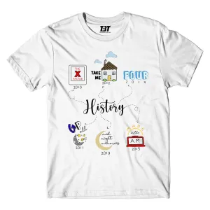 One Direction T shirt - History