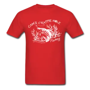 "Red" Short Sleeve Crappie Hole T-Shirts