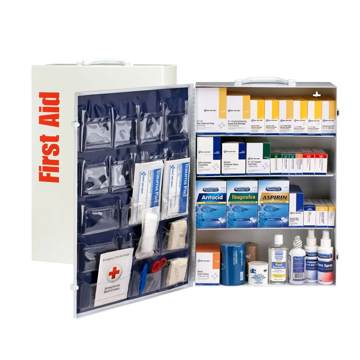 Radnor Industrial Metal Cabinet First Aid Kit