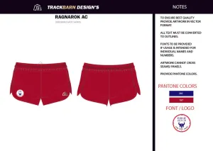 Ragnarok-AC- Womens Split Track Short