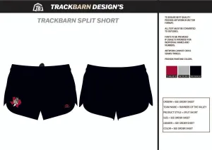 Runners-of the-Valley Womens Split Track Short