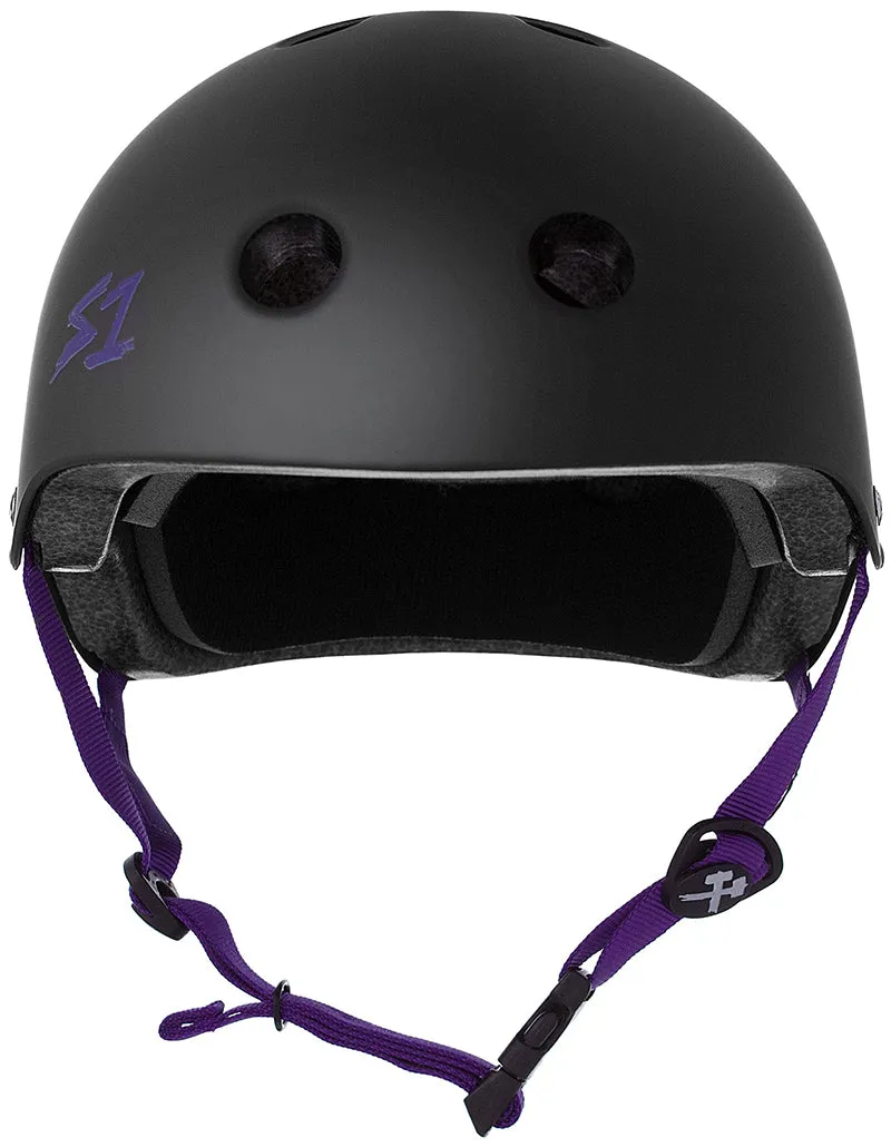 S1 - Lifer | Black Matte w/ Purple Straps