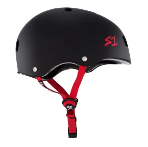 S1 Lifer Helmet Matte Black/Red - Certified