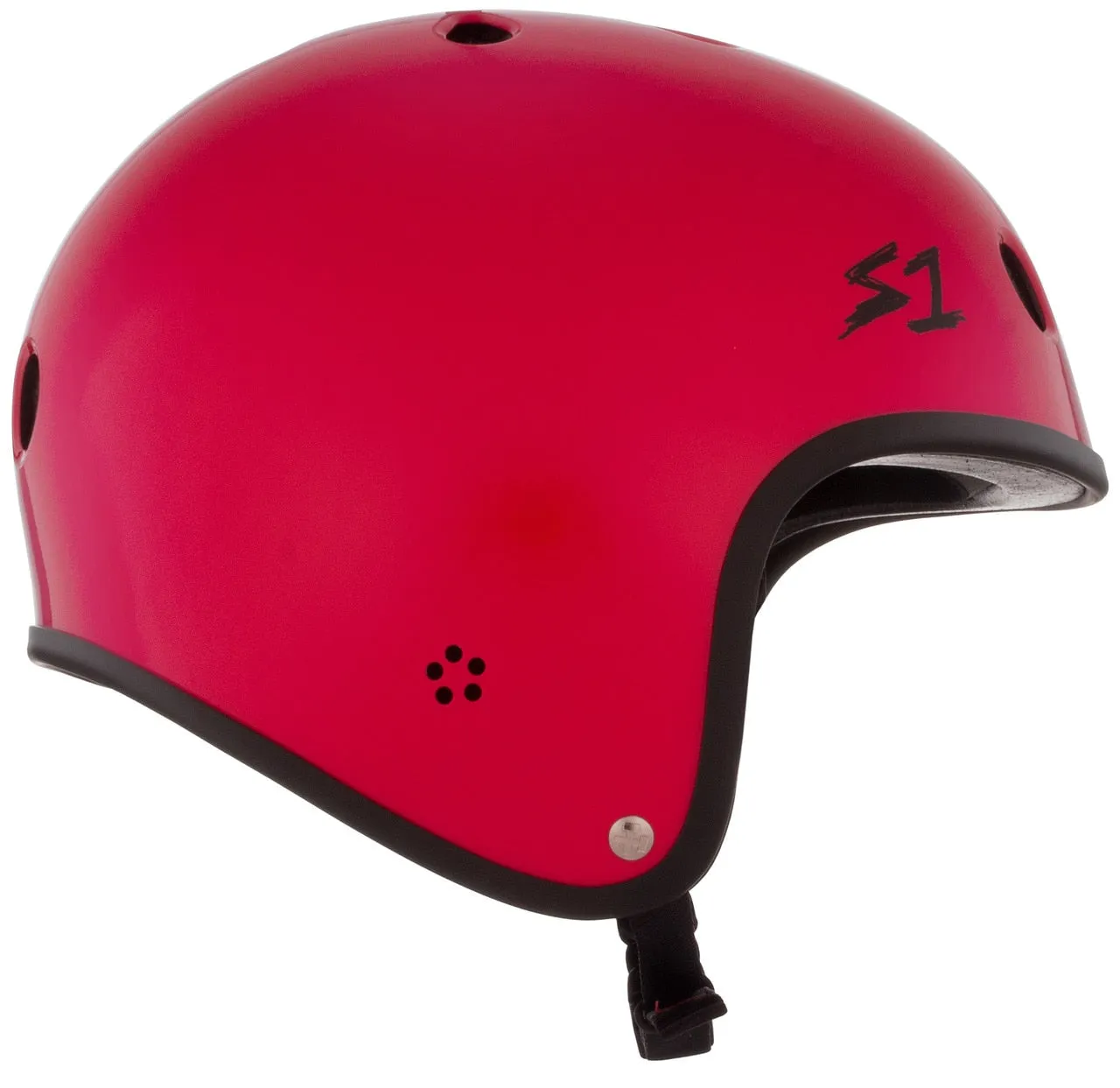 S1 Retro Lifer Helmet - Red Gloss