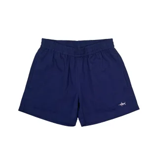 Saltwater Boys Naples Elastic Waist Shorts - Navy