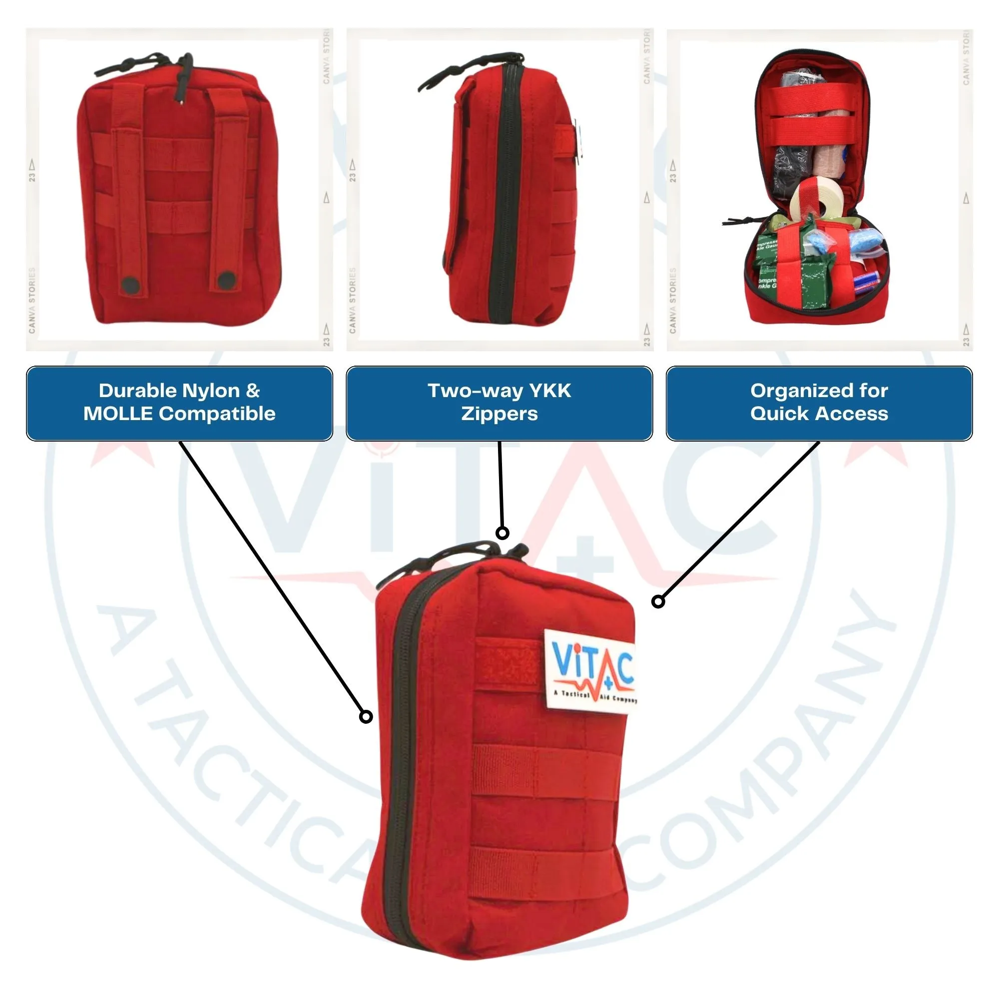 ViTAC Range Essentials First Aid Kit