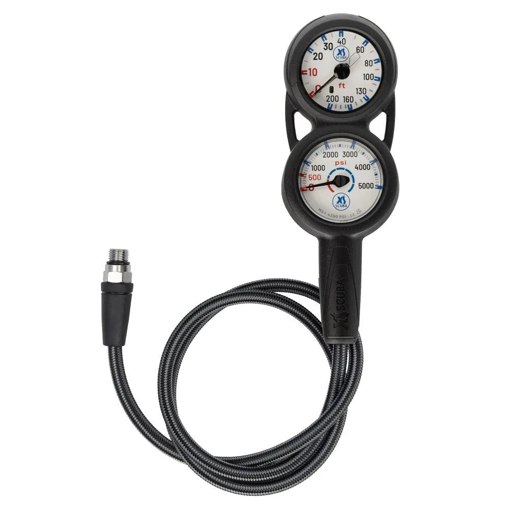 XS Scuba QuikVu Pressure, Depth and Compass Console - Imperial