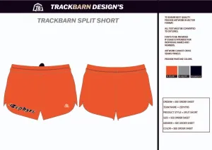 Zephyrs-TC- Womens Split Track Short